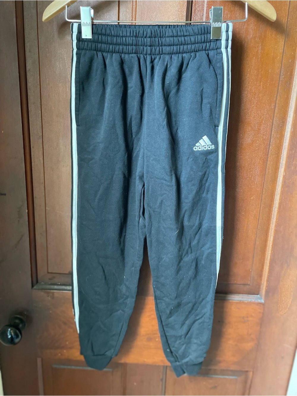adidas boys medium 10-12 black sweatpants